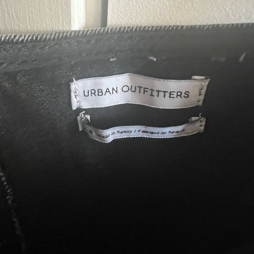 Urban Outfitters Black Denim Button Down Dress - Picture 4 of 6